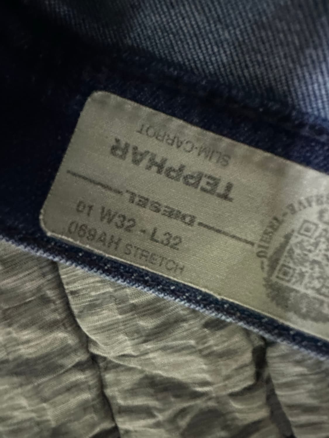 디젤 TEPPHAR 슬림 캐롯 핏 청바지 상품이미지5