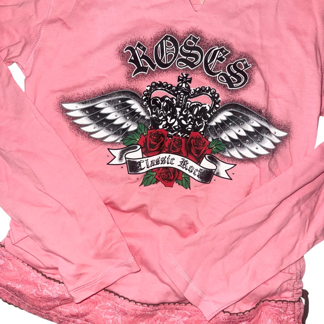 Pink roses T-shirt 상품이미지5