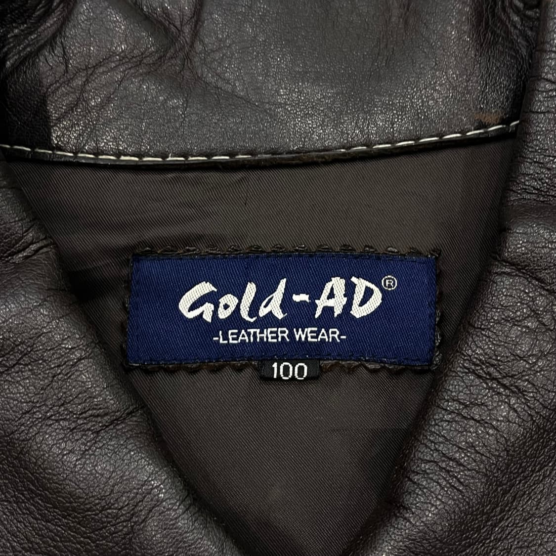 100 Gold-AD 양가죽 레더 자켓 상품이미지5