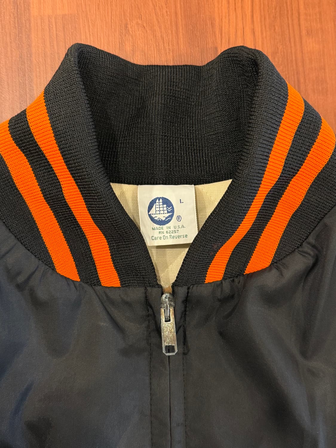 90s Wind Jammer 빈티지 스타디움 새틴 자켓 (USA)  상품이미지8