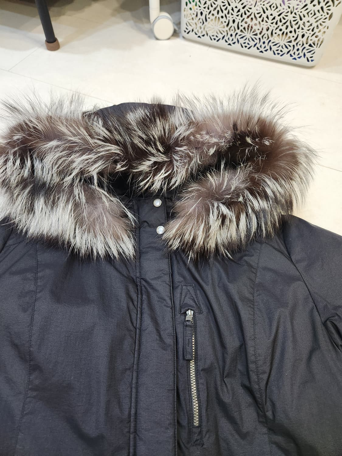 몽벨여성헤비롱구스다운 블랙 상품이미지4