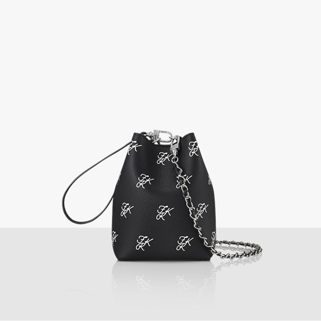 파인드카푸어 미니핑고백 패턴 체인 세트 - 블랙 상품이미지1