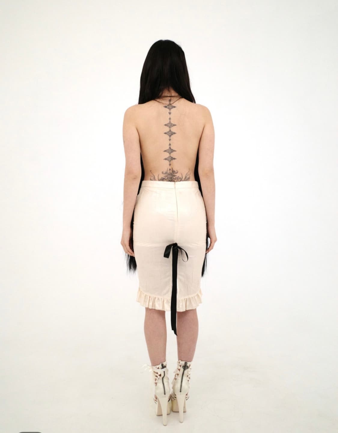 Weakgeneration slimy skirt 상품이미지1
