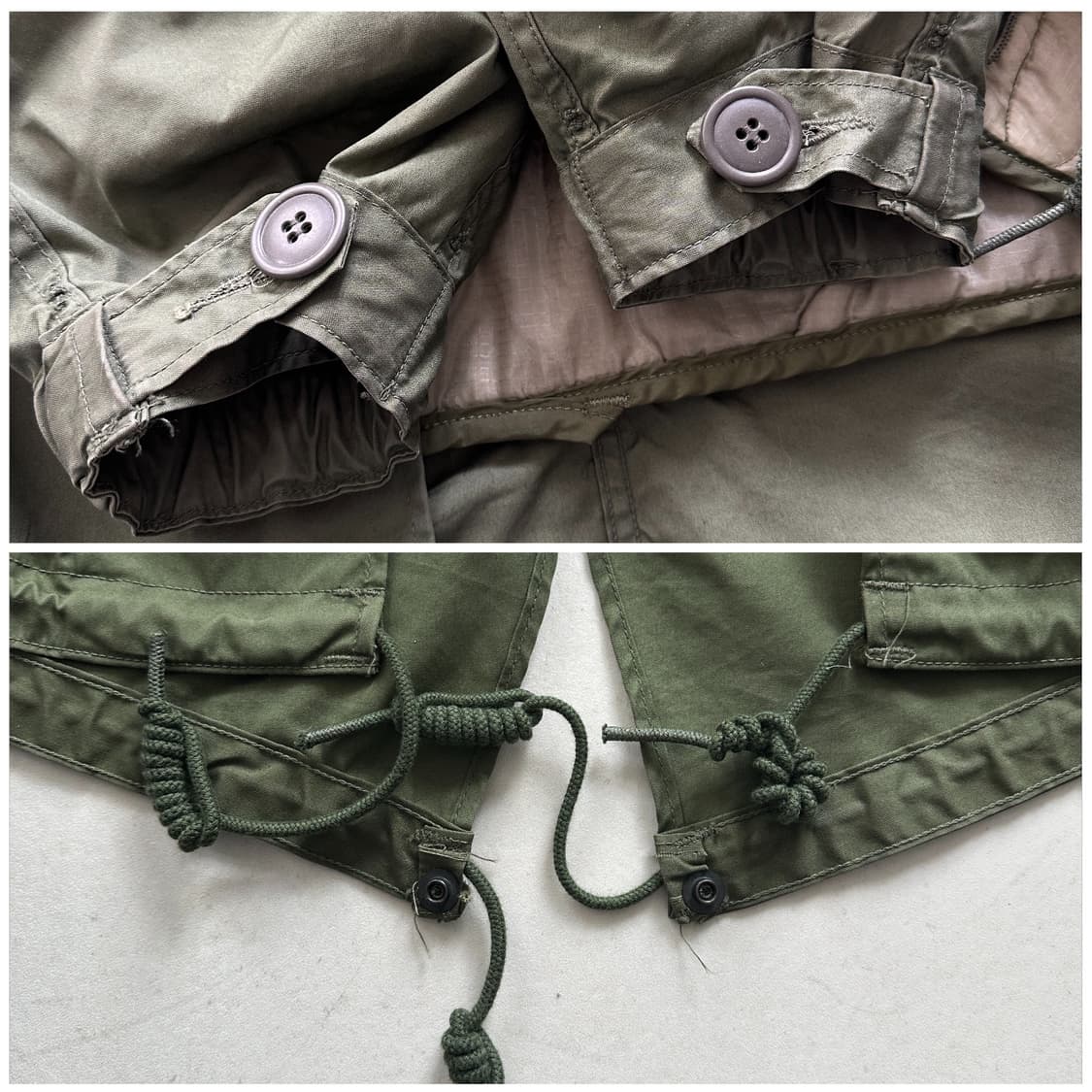 오리지널 M65 피쉬테일 파카 풀셋 (S-R/72년산) 상품이미지8