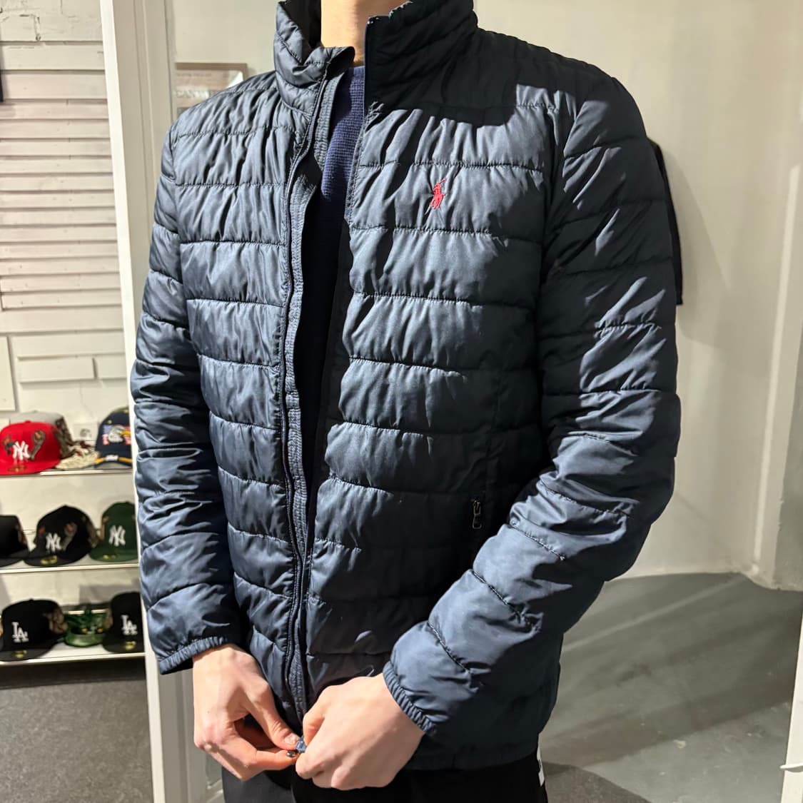 폴로 빈티지 경량패딩 자켓 상품이미지1