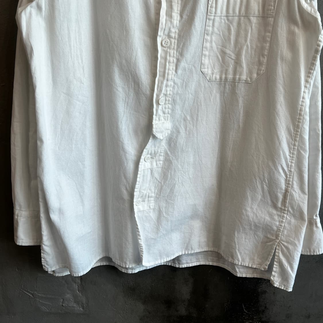 20ss 요지 야마모토 커브드 셔츠 상품이미지6