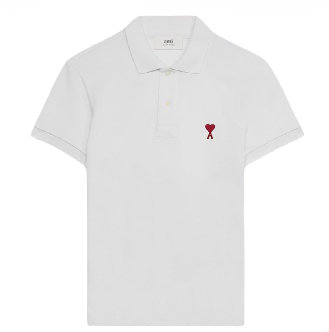 (새상품/정품)아미 스몰하트 반팔 카라티XL 상품이미지3