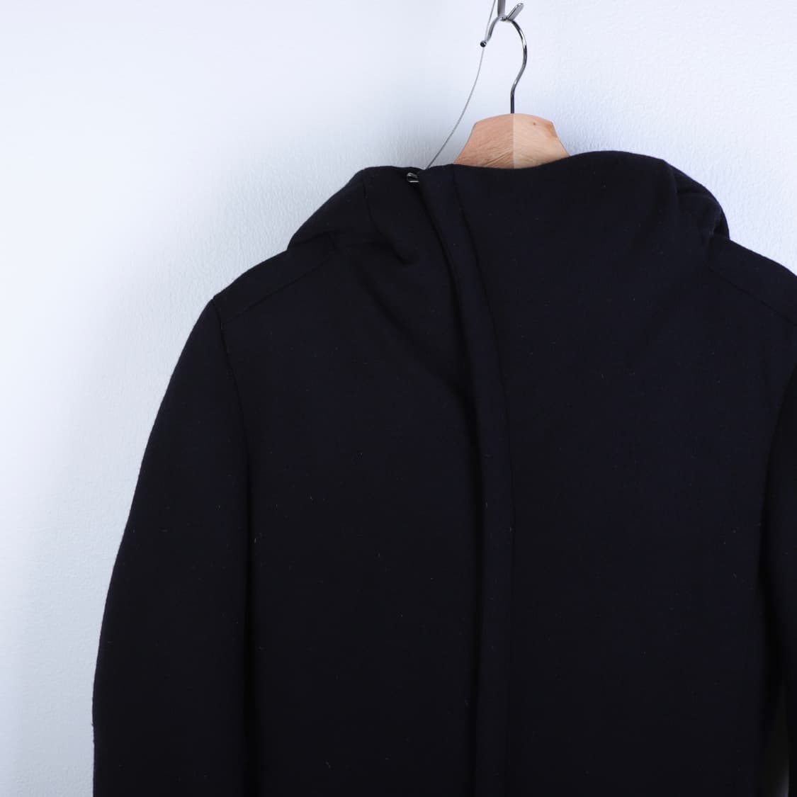 2 / Kazuyuki Kumagai 사선 집업 울 캐시미어 다운 패딩 상품이미지3