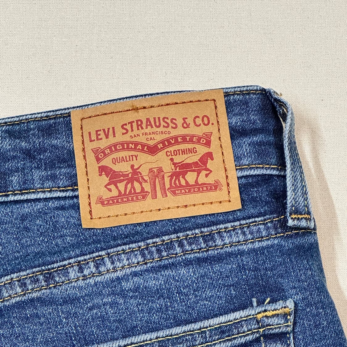 27inch) 리바이스 725 청바지 부츠컷 데님팬츠 상품이미지3