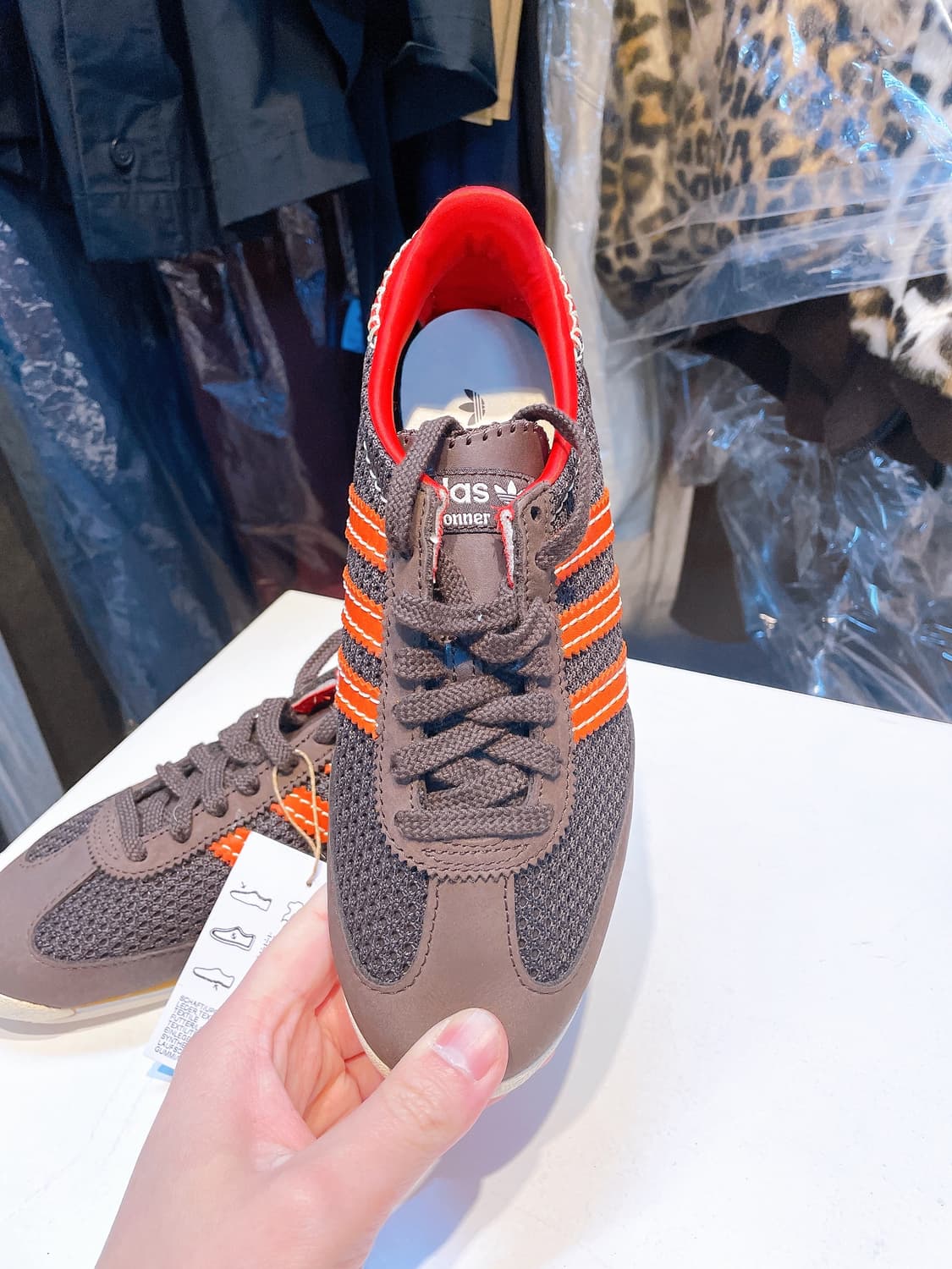 (정품/새상품) 아디다스 웨일스 공용 보너 니트 브라운 스니커즈 상품이미지5