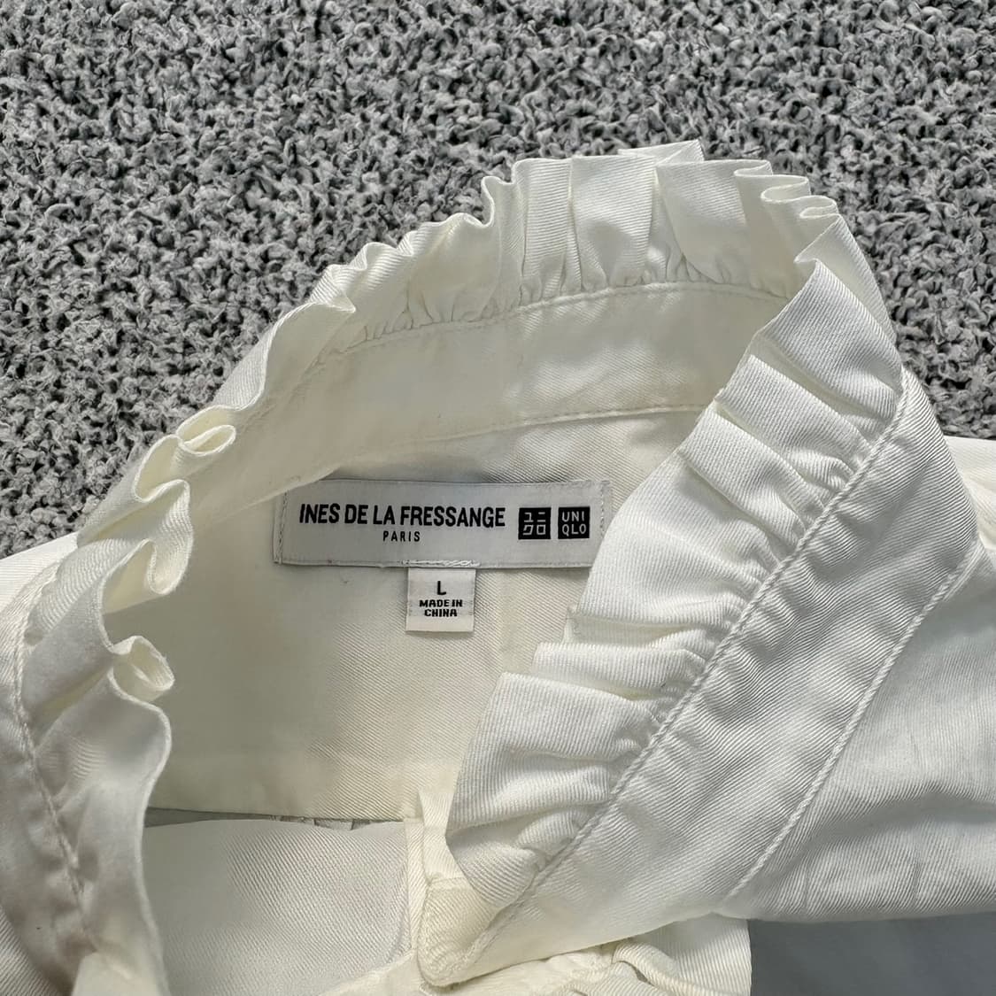 L 유니클로 이네스드라 프레상쥬 셔츠 0406J 상품이미지2