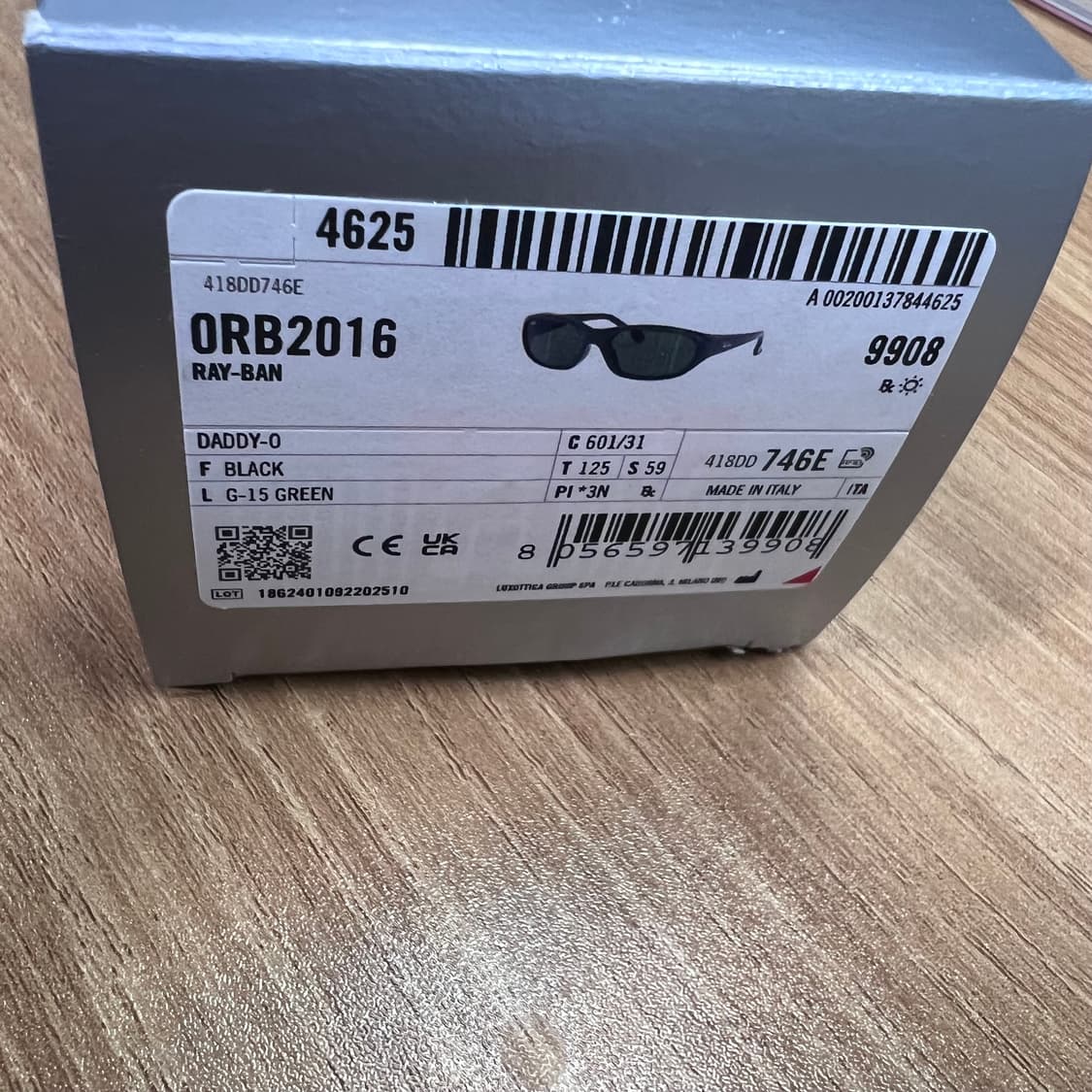 레이밴 대디오 새상품 상품이미지4