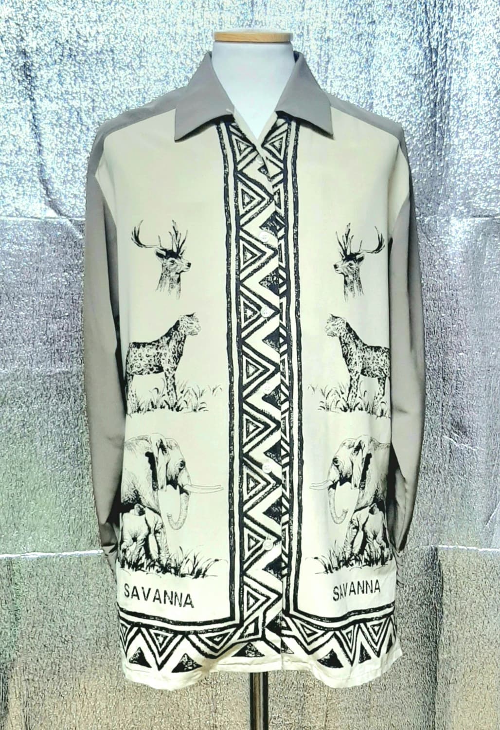 ♤필독♤ 빈티지 사바나 실크 셔츠 상품이미지1