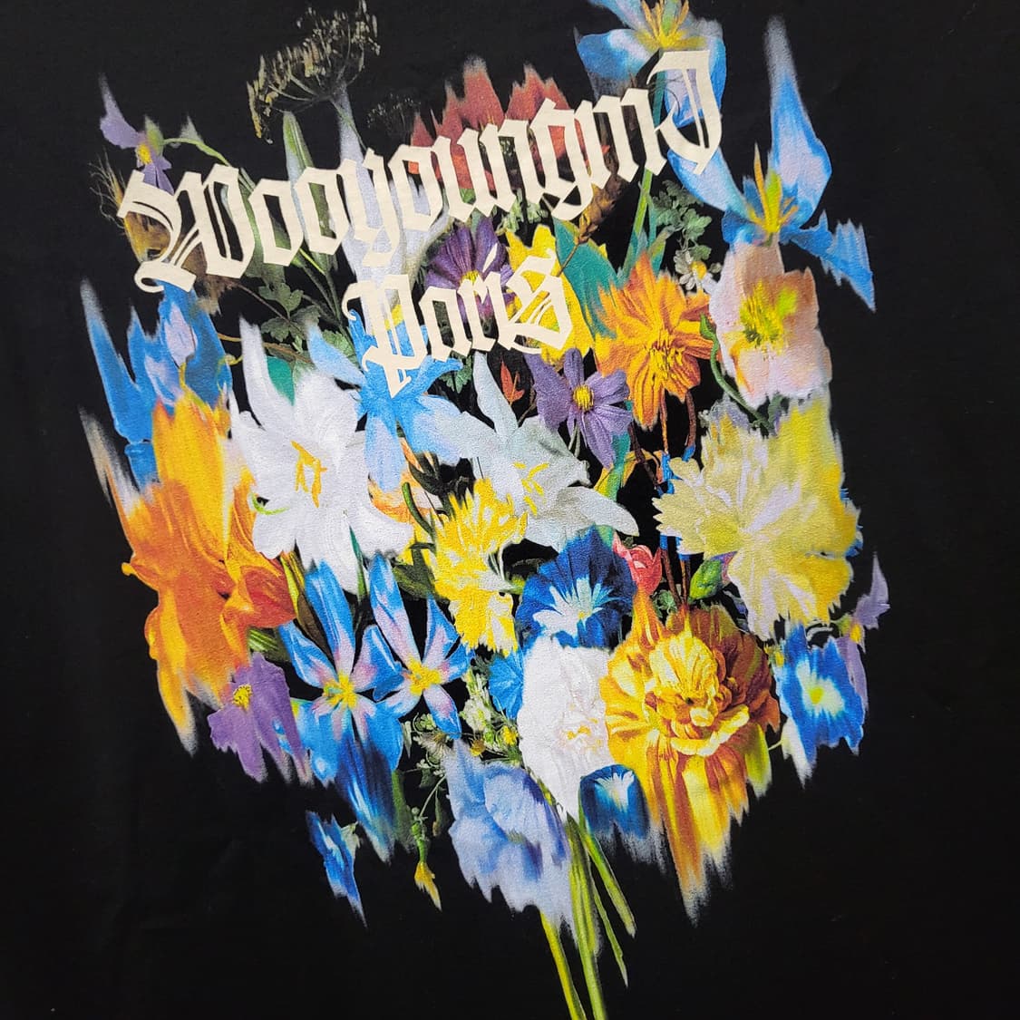 [새상품급] 48 / 22SS 우영미 멀티 플라워 백로고 반팔티  상품이미지3