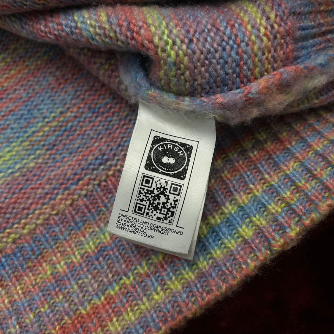 [1]키르시 스몰로고 다잉 니트 상품이미지6