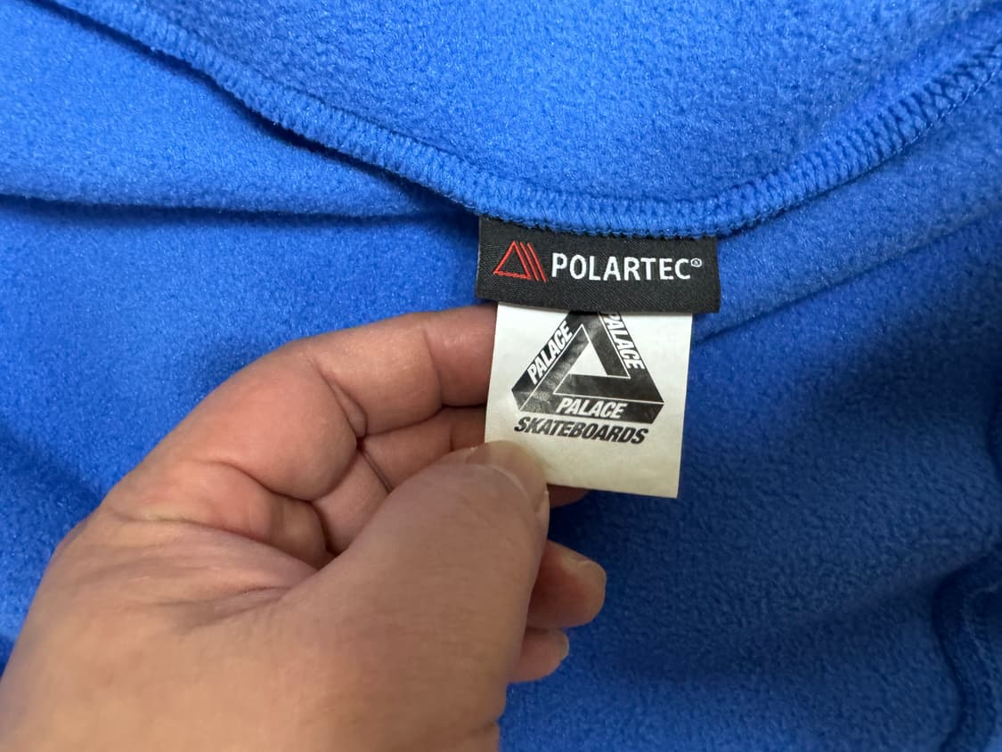Palace 폴라텍 후드집업 블루 XXL 상품이미지9