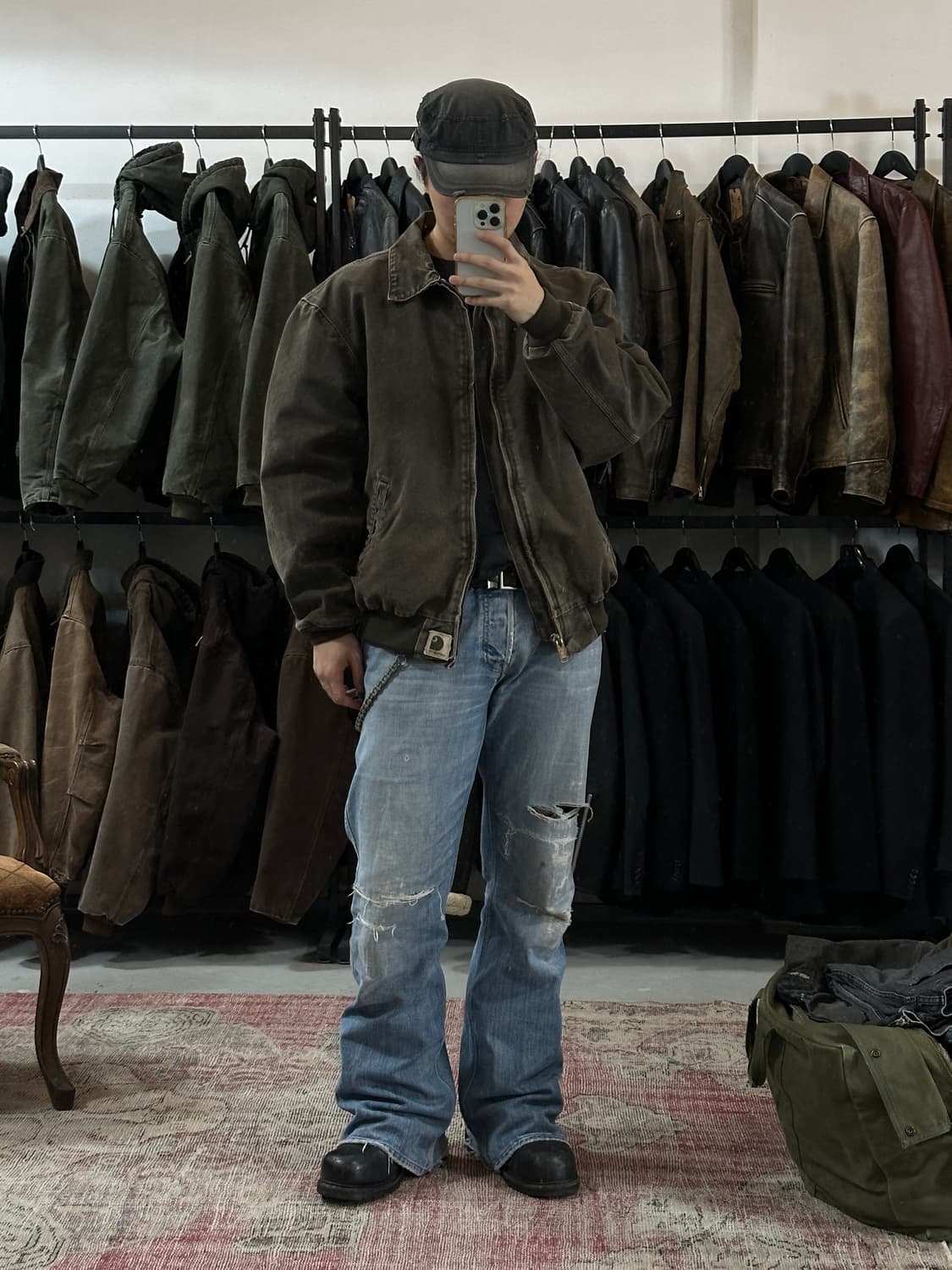 00's OG 칼하트 J102 산타페 칼하트 TMB 디트로이트 상품이미지10