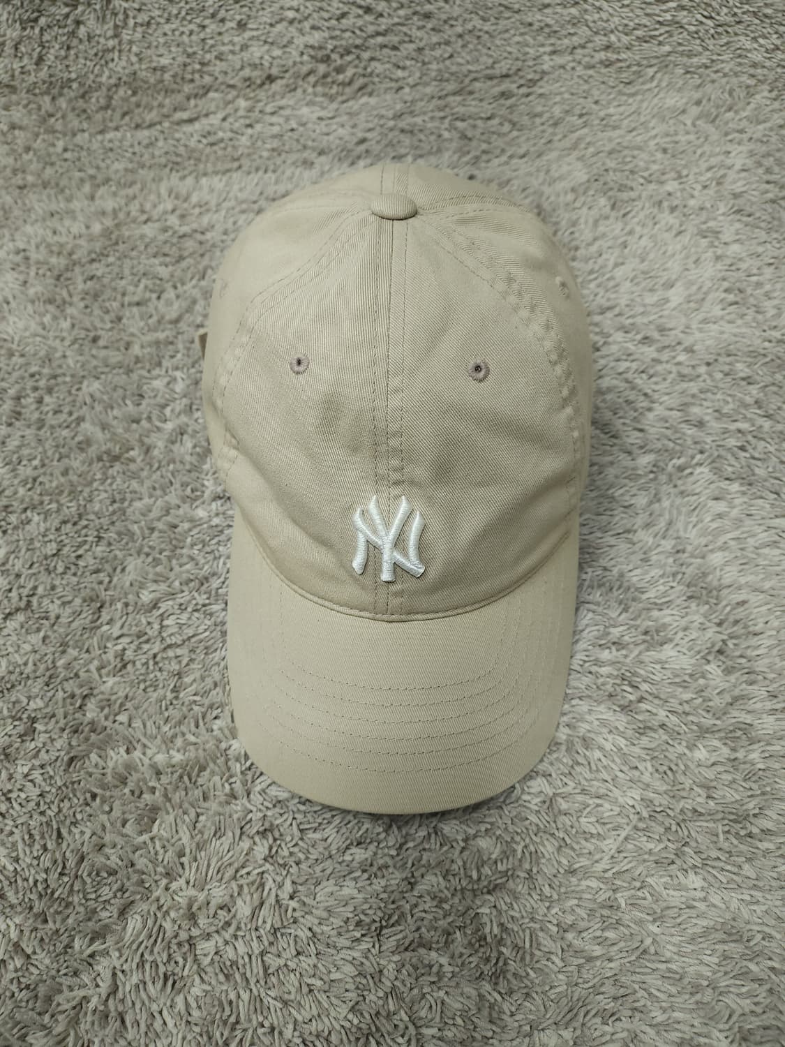 MLB 뉴욕 양키스 베이지 볼캡 모자 상품이미지2