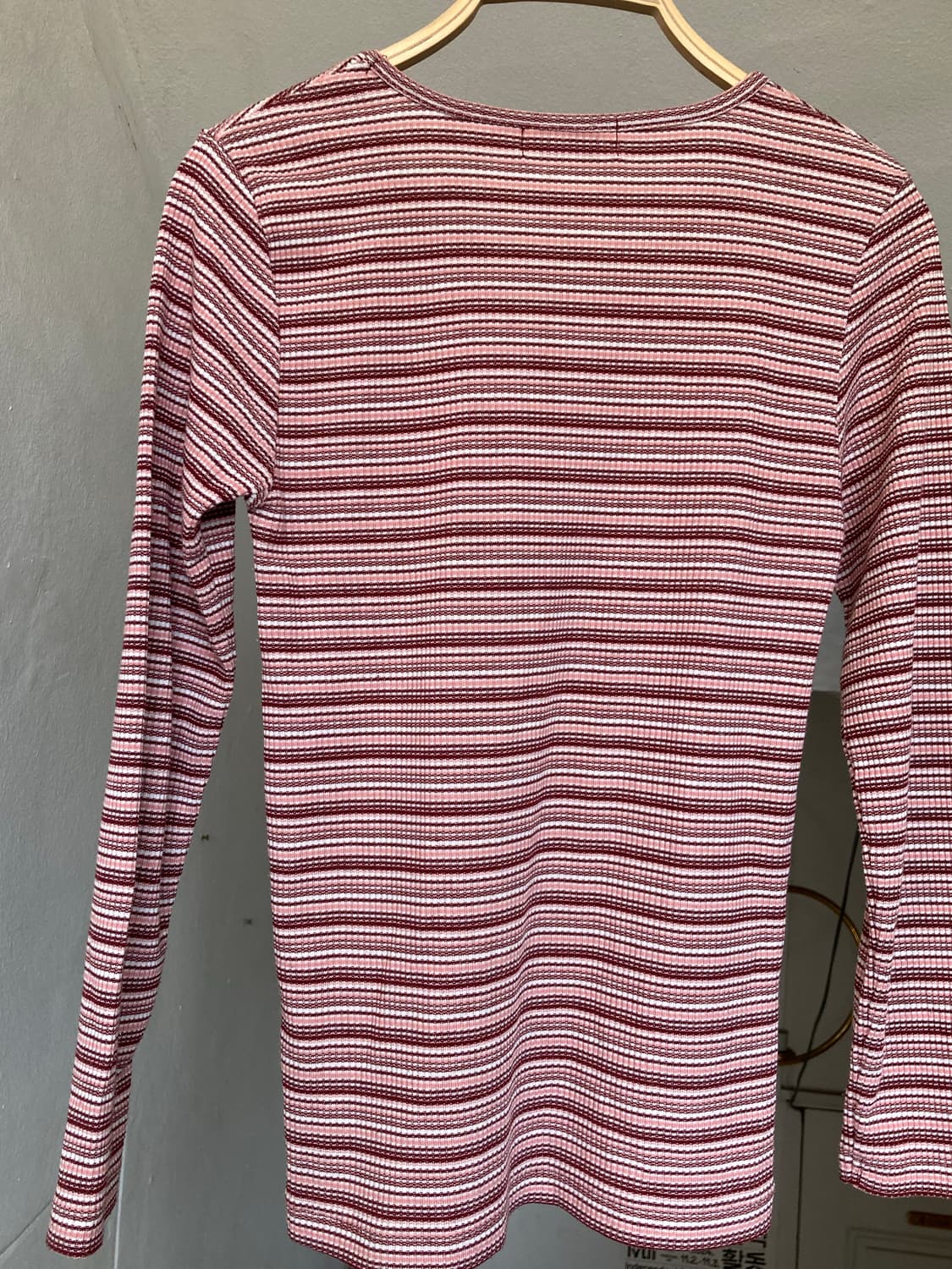 딸기 스트라이프 레이어드 긴팔티 상품이미지6