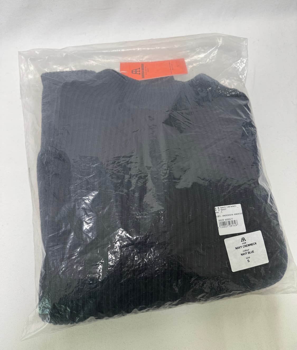 안데르센안데르센 네이비 크루넥 네이비블루 색상 상품이미지7