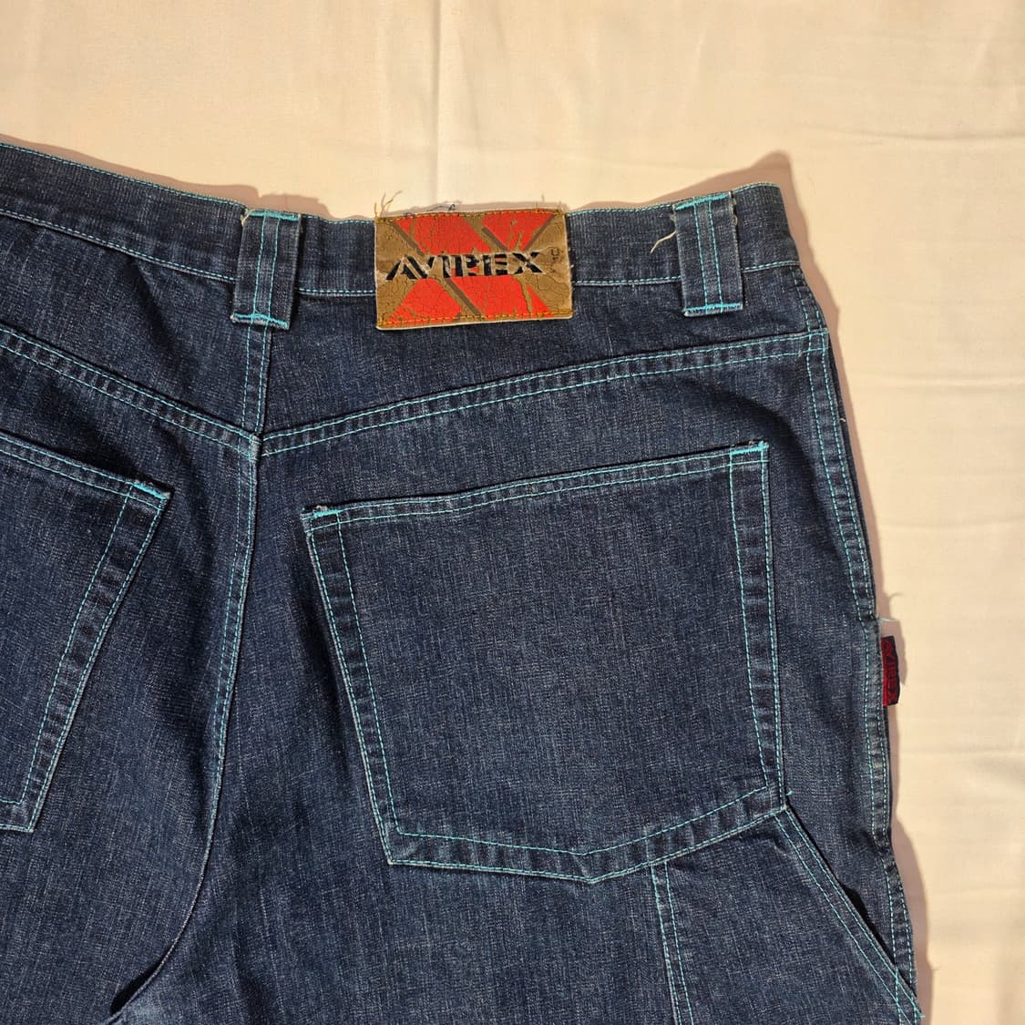 [40]아비렉스 버뮤다 데님 쇼츠 반바지 상품이미지7