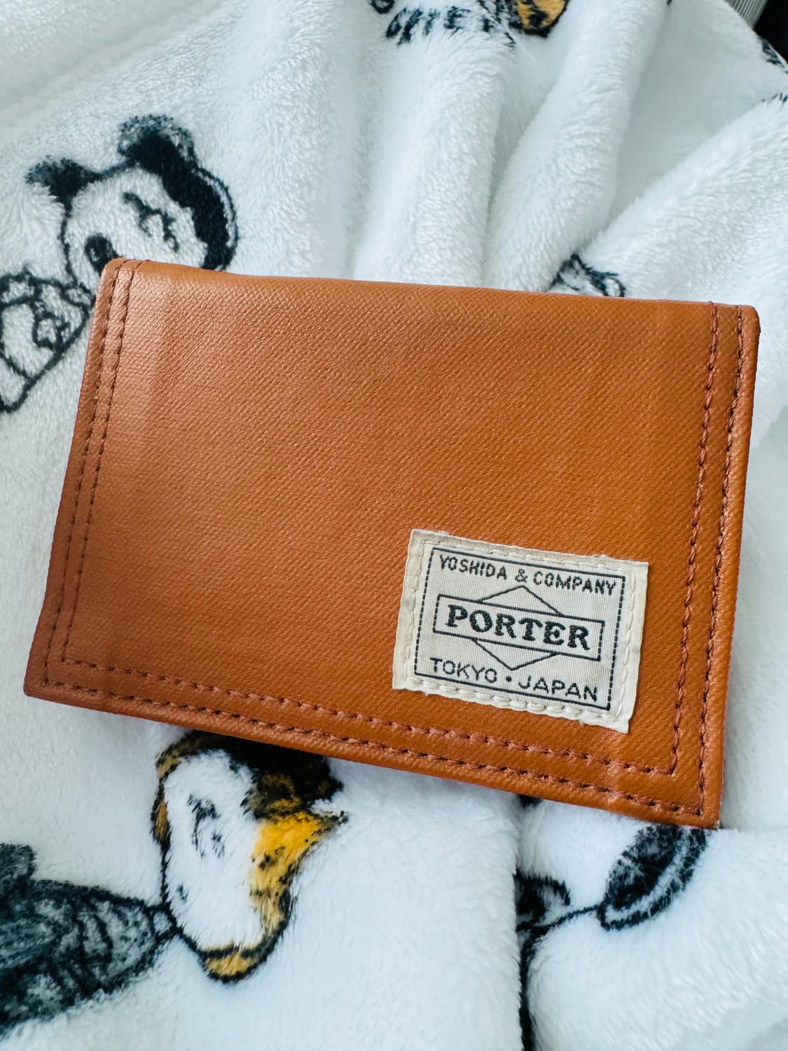 포터 프리스타일 패스 케이스 카멜 카드지갑 상품이미지1