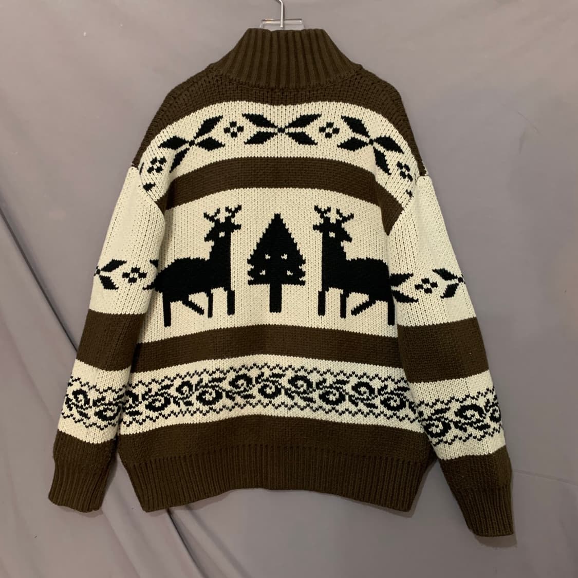 M LEARHERY 레더리 노르딕 코위찬 카나타 니트 집업 가디건 상품이미지3