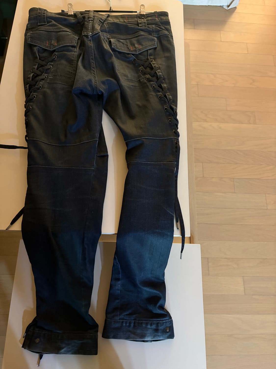 Marithé François Girbaud Lace-up denim  상품이미지4