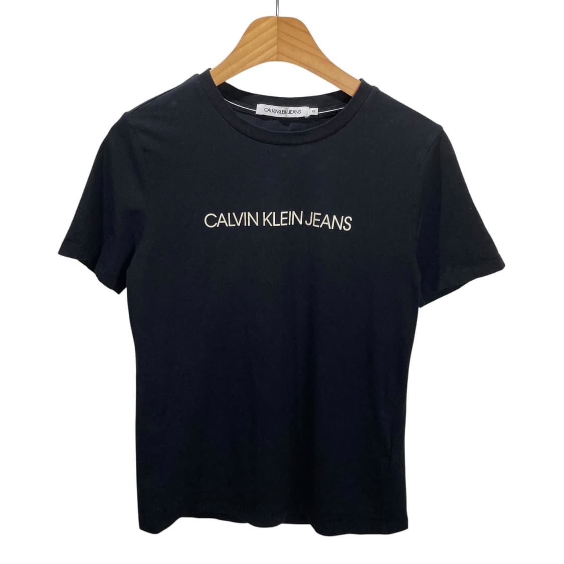 캘빈클라인 진스 블랙 스몰로고 반팔 상품이미지2