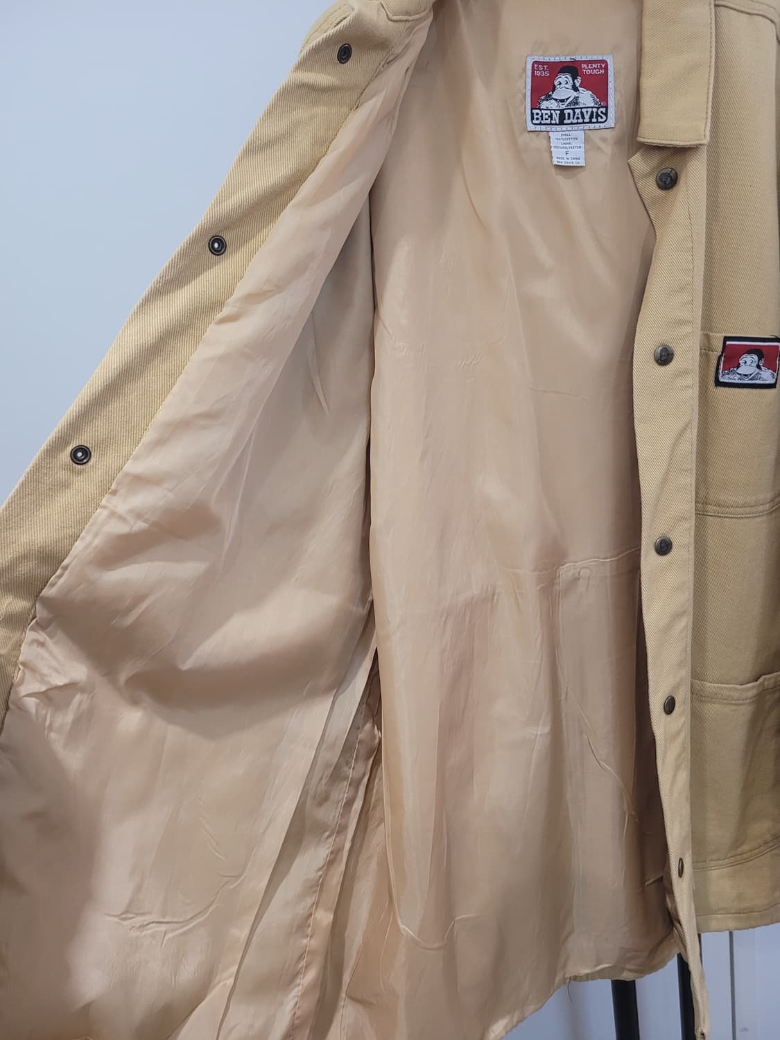 벤 데이비스 워크 자켓 베이지 남성용 프리사이즈 상품이미지6