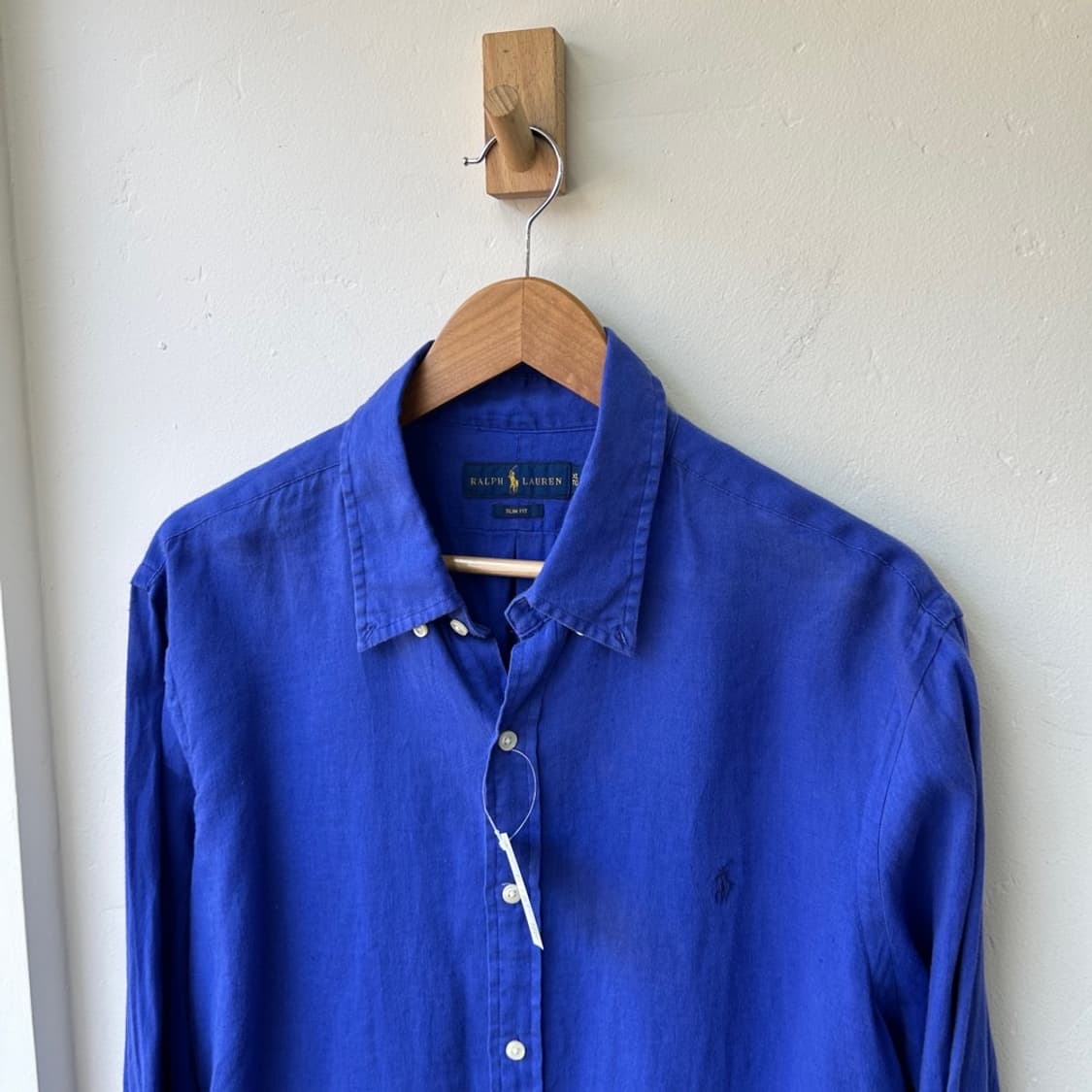 16720 - 폴로 랄프로렌 블루 린넨 셔츠 상품이미지1