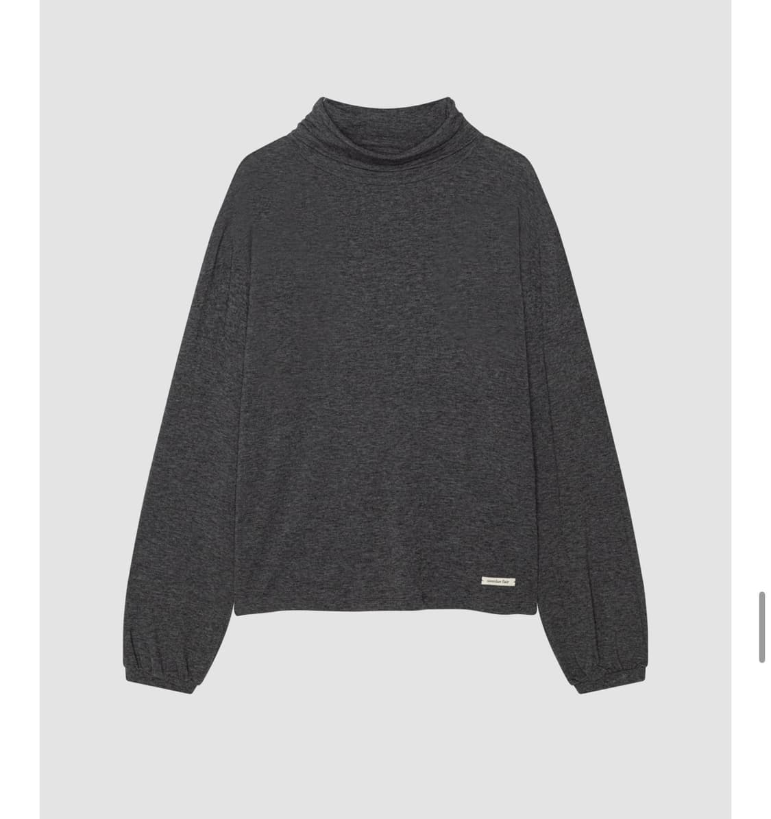 오버듀플레어 루즈핏 텐셀 터틀넥 티셔츠 상품이미지6