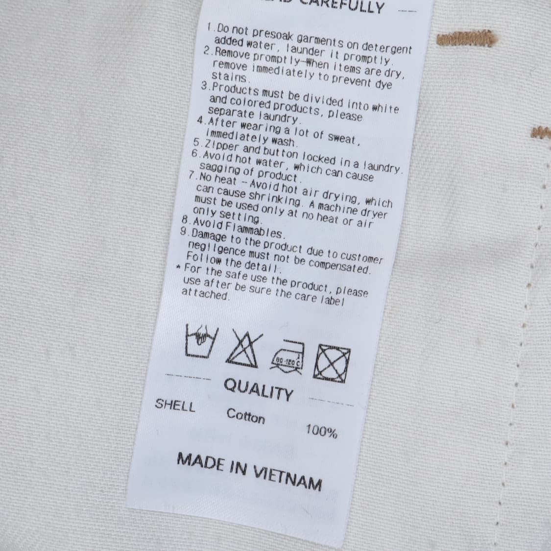 Noice 노이스 베이지 와이드 치노팬츠 상품이미지10