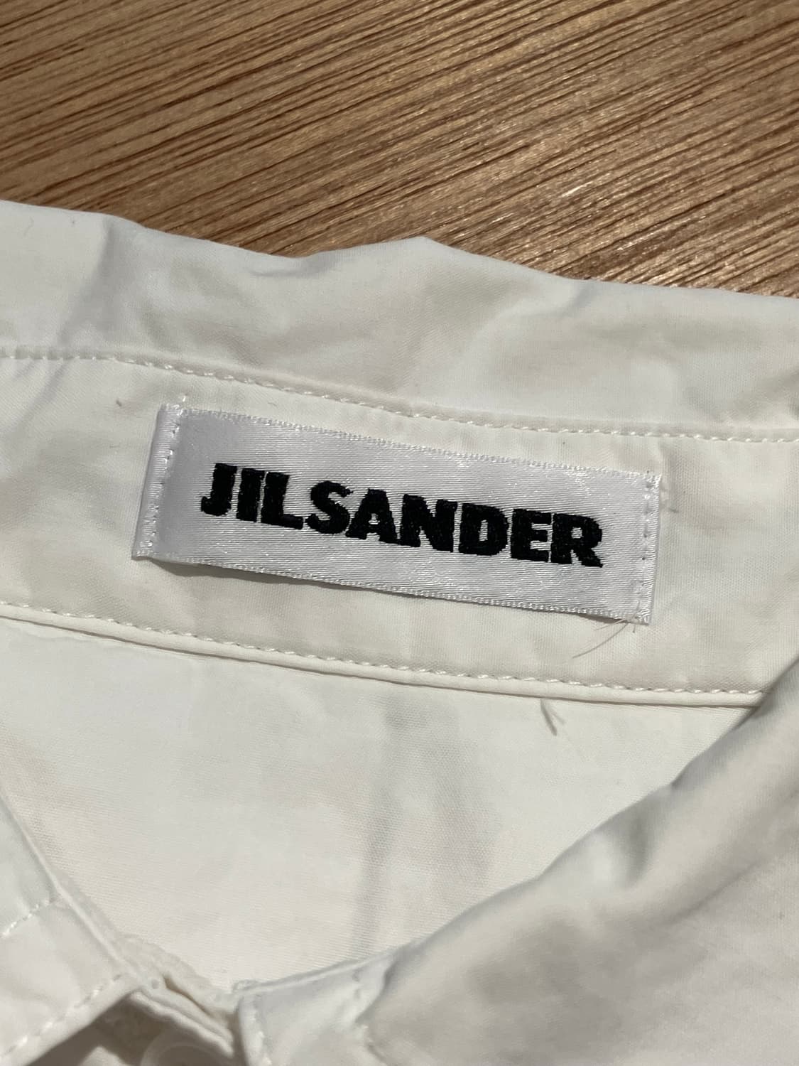 Jil Sander 크롭 코튼 버튼 반팔 셔츠 S 상품이미지7