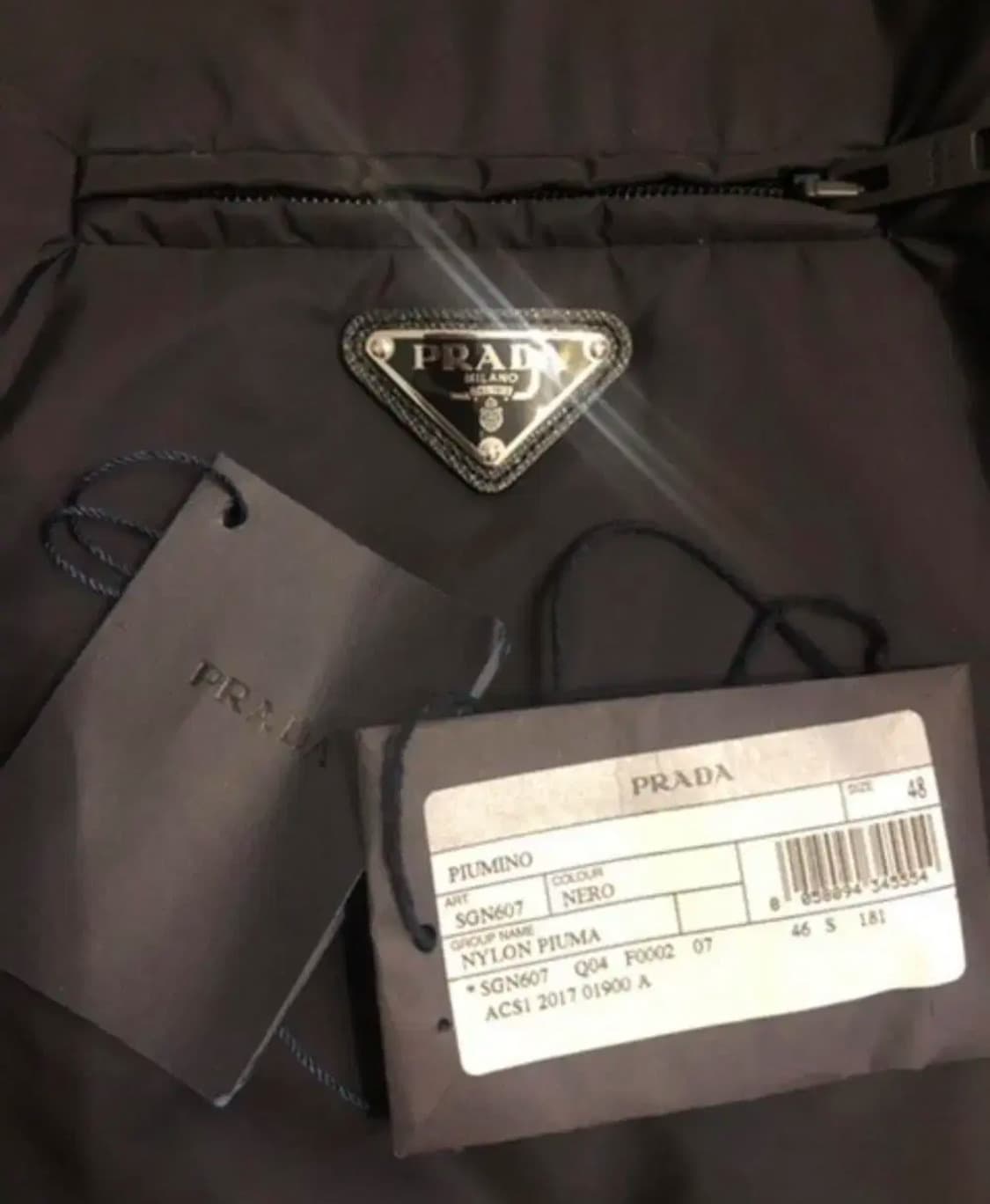 PRADA 프라다 푸퍼 재킷(나일론/구스다운)48 사이즈-해외발송 상품이미지9