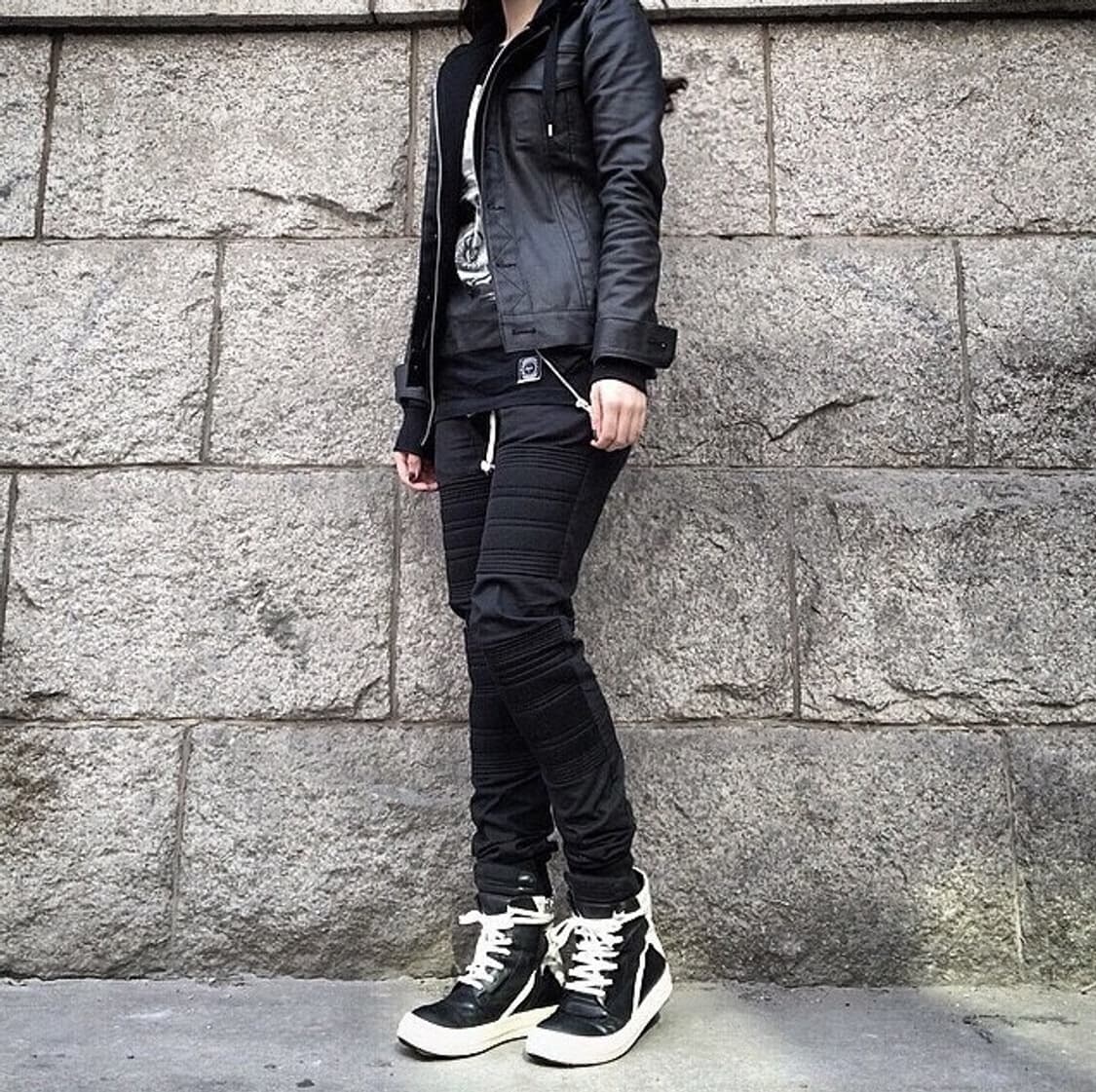 릭오웬스 11SS 혀짧 지오바스켓 모노크롬 LFE 상품이미지9