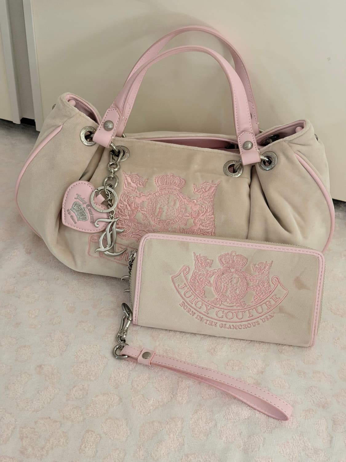 쥬시꾸뛰르 트윈독 만두백 가방 베메클 베이비베어 갸루 핀터깔 y2k 상품이미지1