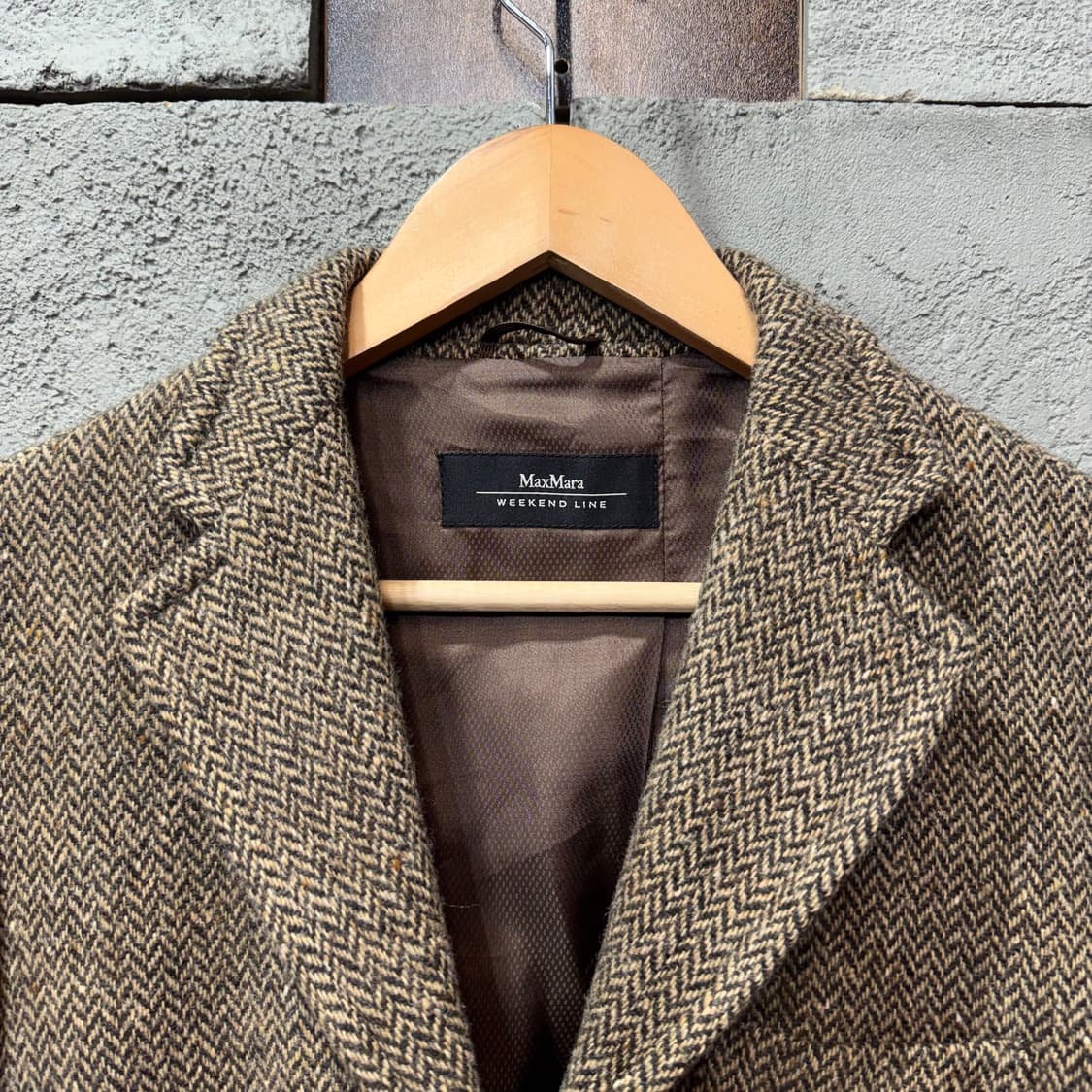 막스마라 위켄드 해링본 울 자켓   상품이미지5
