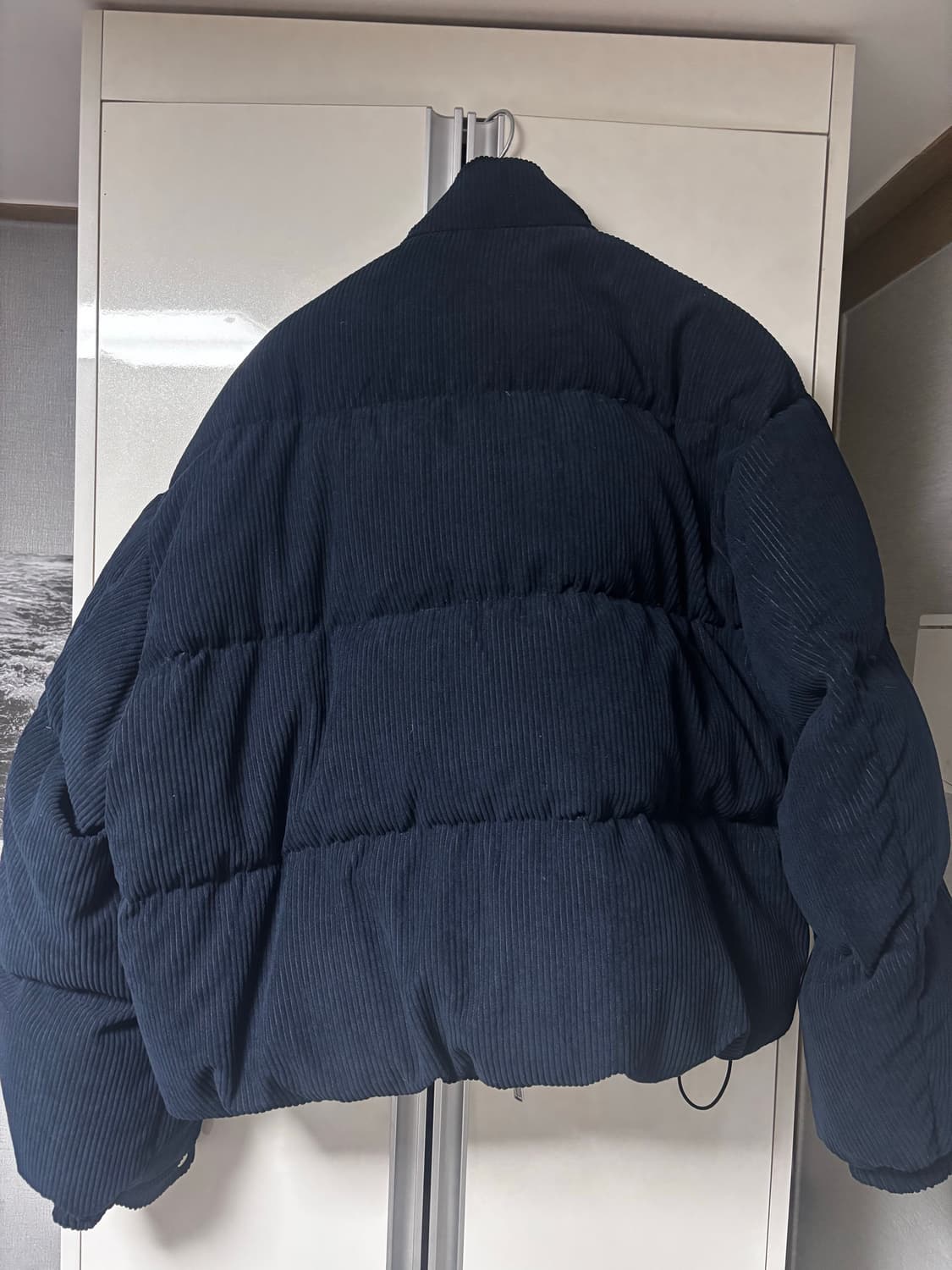 키뮤어 코듀로이 헤링턴 덕 다운 점퍼 네이비L 상품이미지3