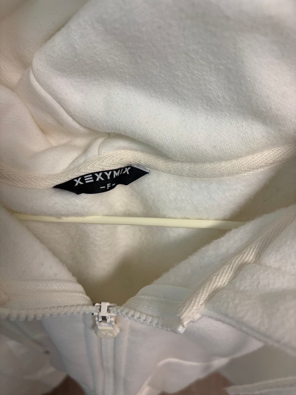 젝시믹스 내핑 후드 집업 크림 XA5127N 상품이미지2