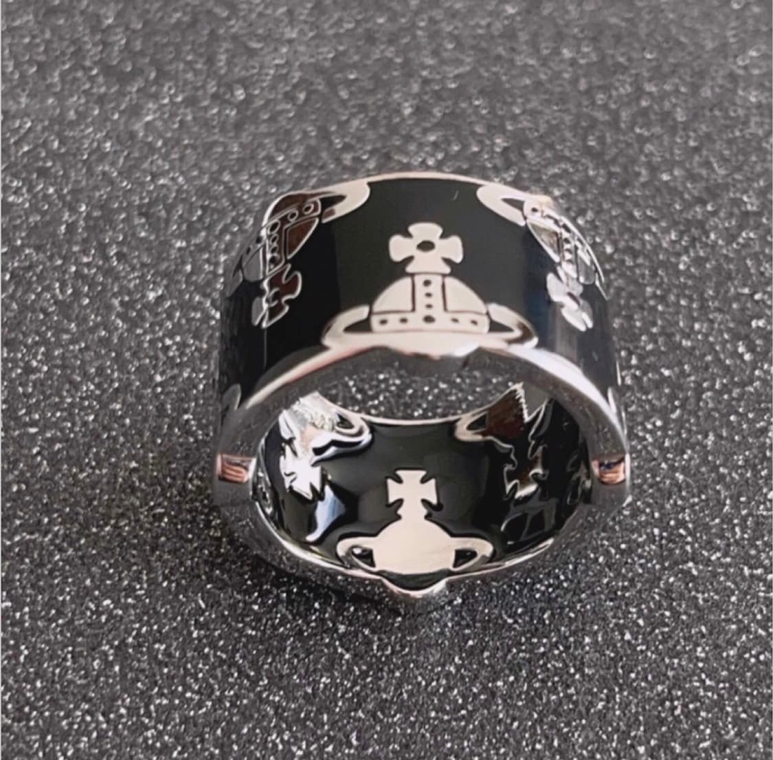 비비안웨스트우드 아카이브 orb 각인 포인트링 반지 상품이미지4