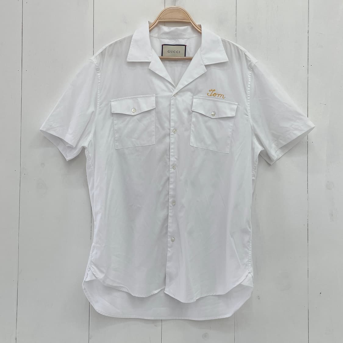 구찌(GUCCI) 블라인드 포 러브 Tom 자수 반팔 셔츠 상품이미지1