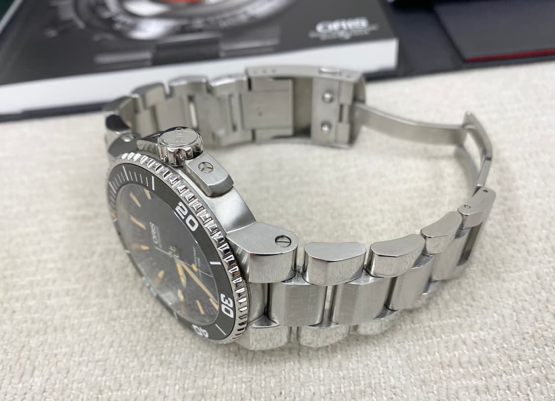 오리스 애커스 검주 43mm 오토메틱 남성용 스틸 상품이미지7