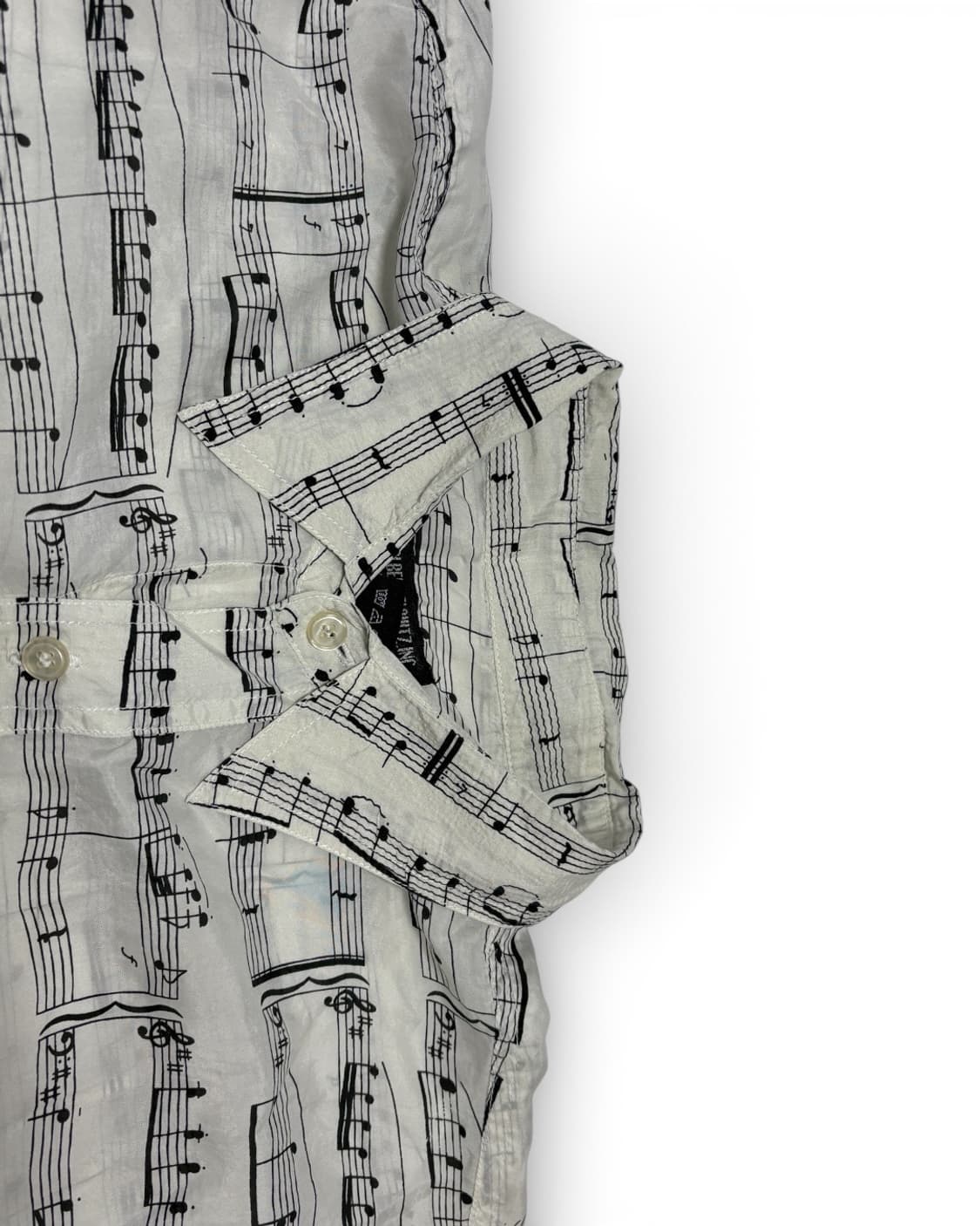 Music Score Silk Shirt 상품이미지4