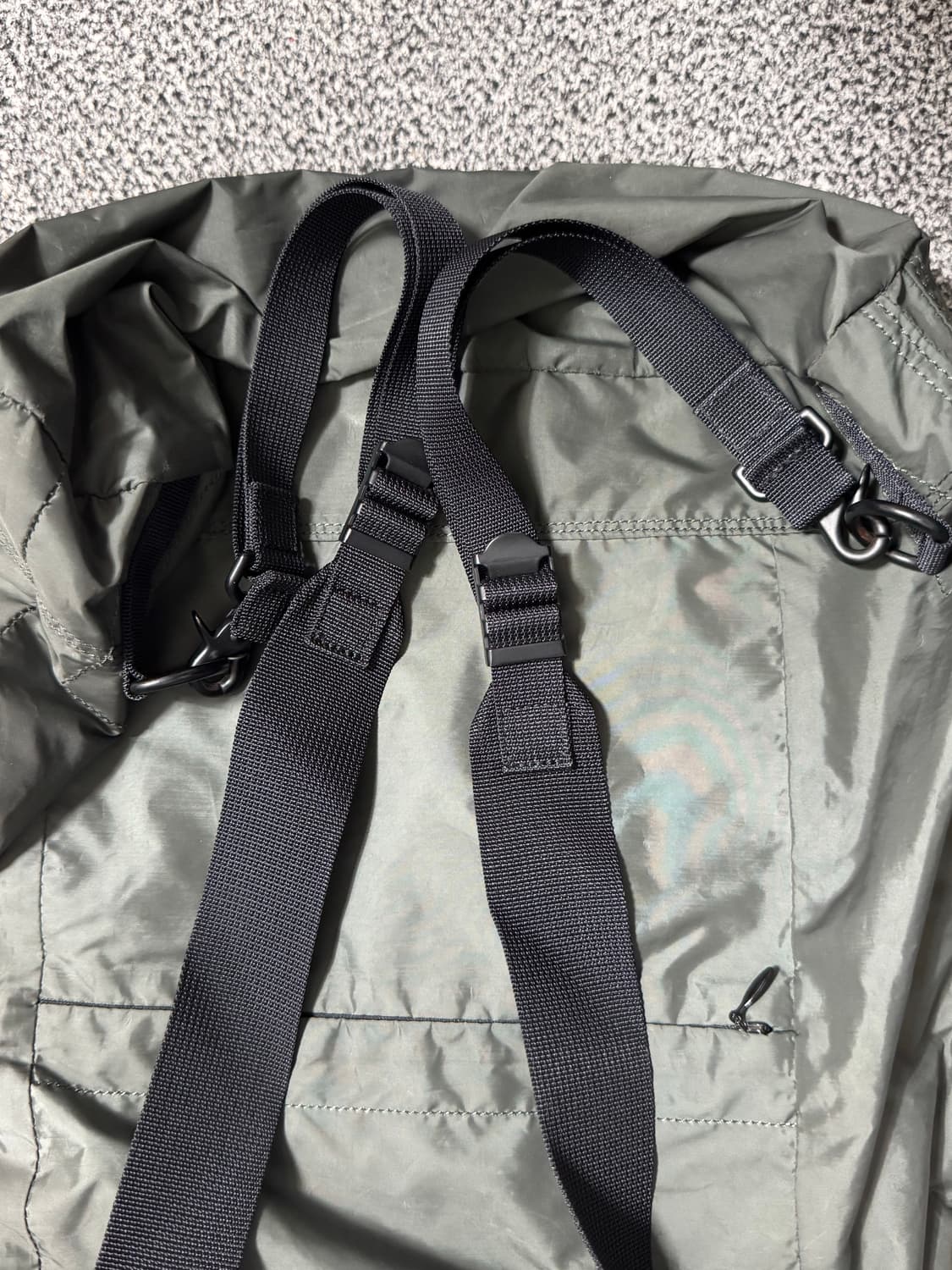 요시다포터 나일론 럭색 백팩 카키그레이 상품이미지7