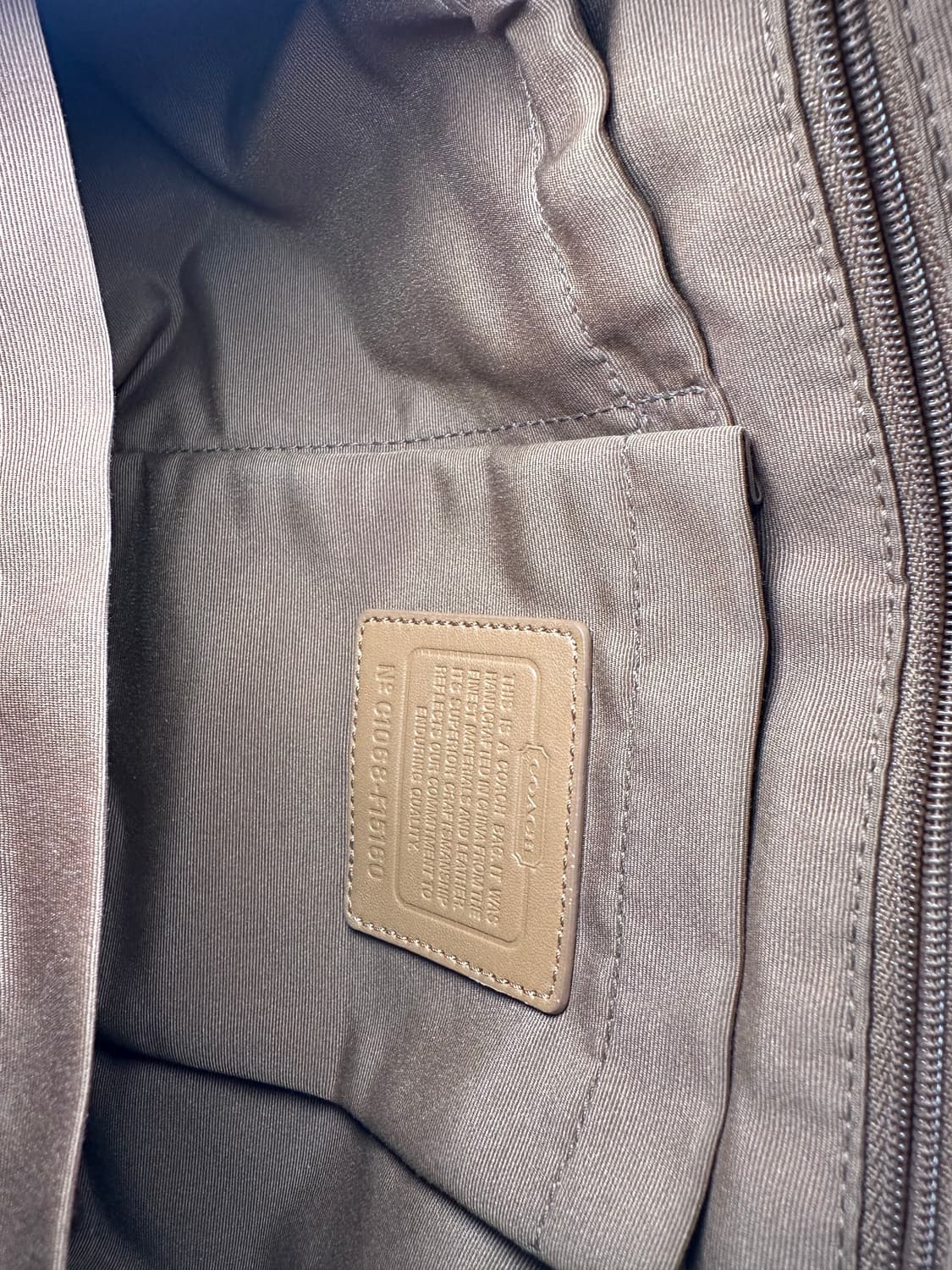 🧳Coach 첼시 헤리티지 스트라이프 토트백 상품이미지5