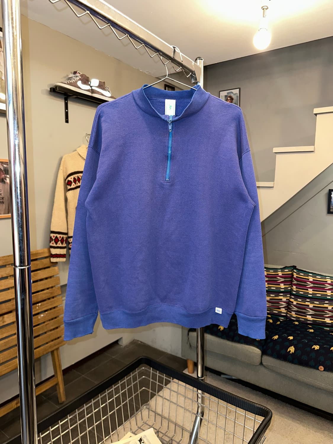 90’s Discus Athletic faded half zip-up  상품이미지3