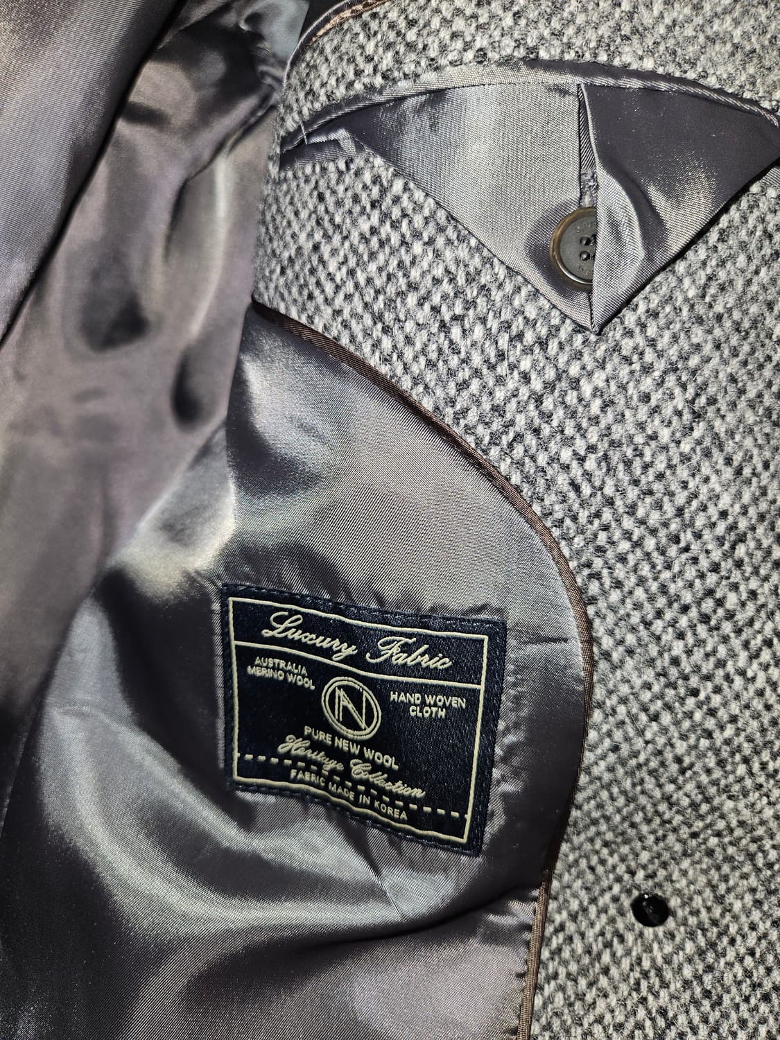 프랜틱서비스 25FW 오버사이즈 더블 울 코트(S) 상품이미지4