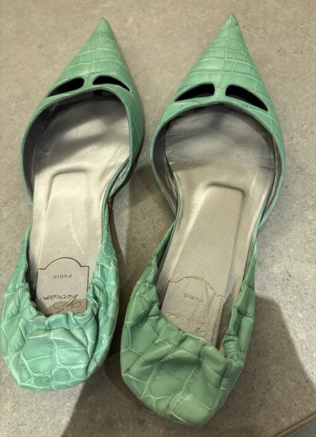 Roger vivier 로저비비에 민트 플랫슈즈 250 상품이미지2