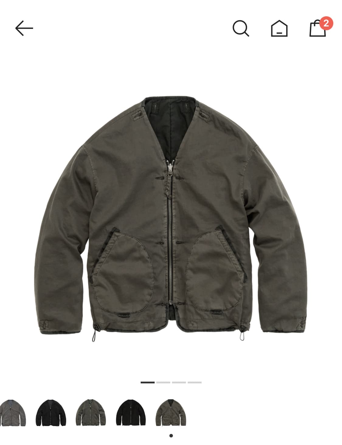 (4) 폴리테루 카모 라이너 자켓 상품이미지1